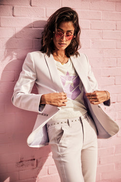 

Blazer cintré Femme Stessy Polyneo lilac | Freeman T. Porter