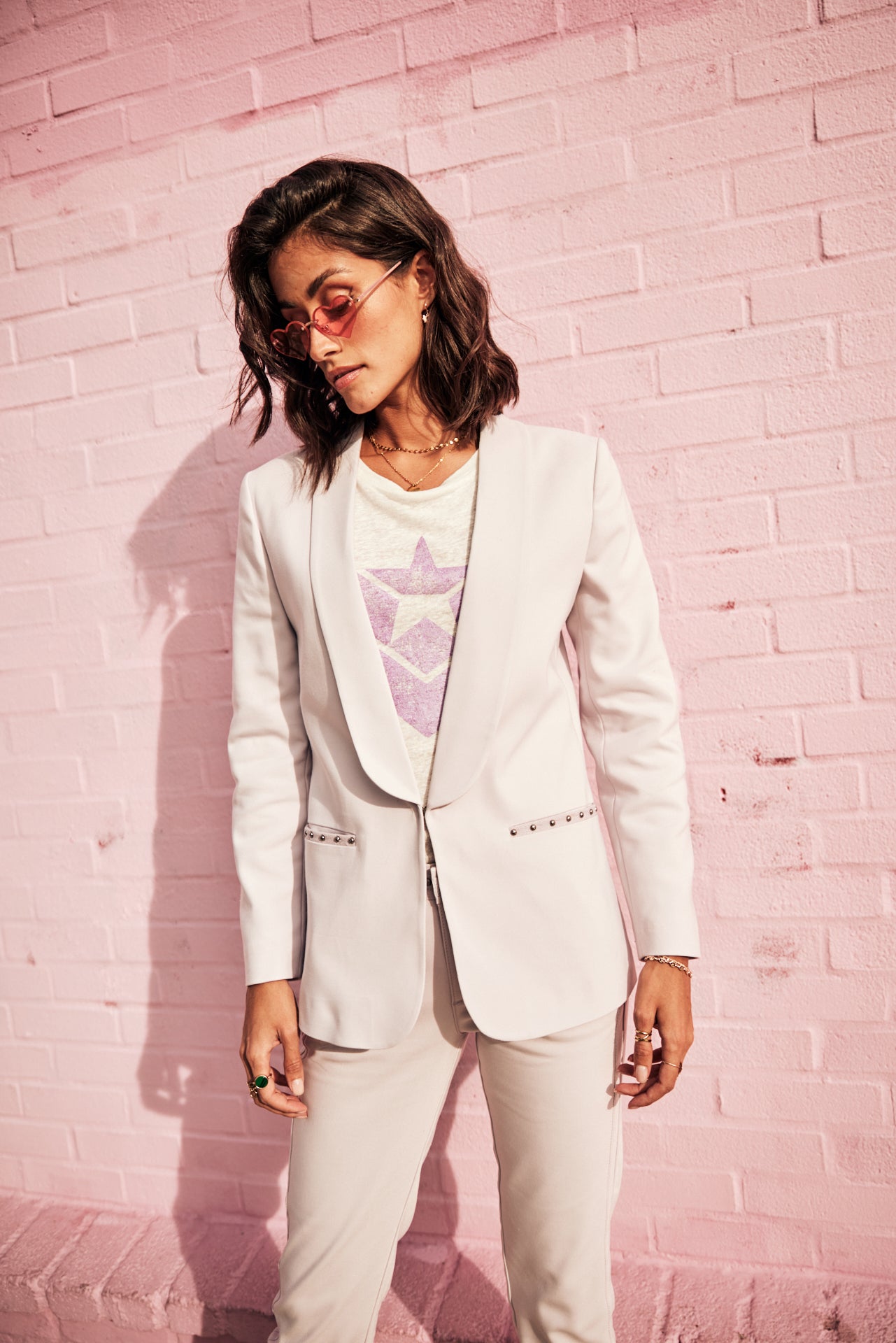 

Blazer cintré Femme Stessy Polyneo lilac | Freeman T. Porter