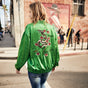 

Bomber Femme Troopie Snake medium green | Freeman T. Porter