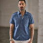 

Chemise manches courtes Unisex Glenn Denim shoal ocean | Freeman T. Porter