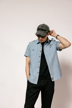 

Camisa entallada Hombre Glenn Denim shoal stone | Freeman T. Porter