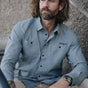 

Chemise manches courtes Unisex Glenn ML Denim shoal dirty | Freeman T. Porter