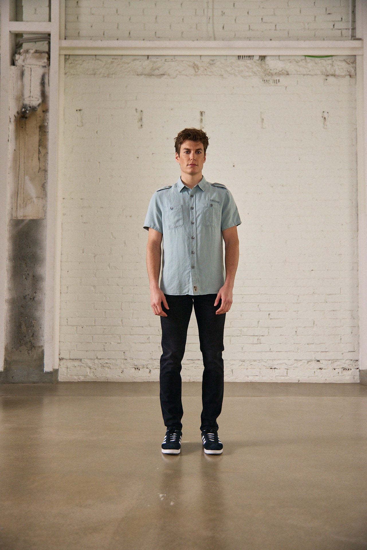 

Chemise ajustée Homme Glenn Cosy abyss | Freeman T. Porter