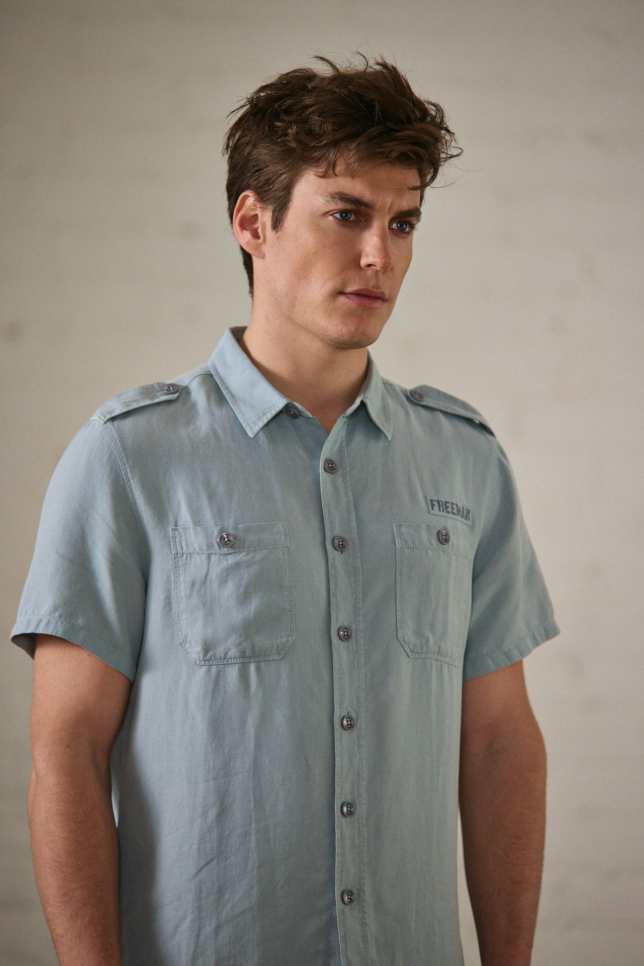 

Chemise ajustée Homme Glenn Cosy abyss | Freeman T. Porter