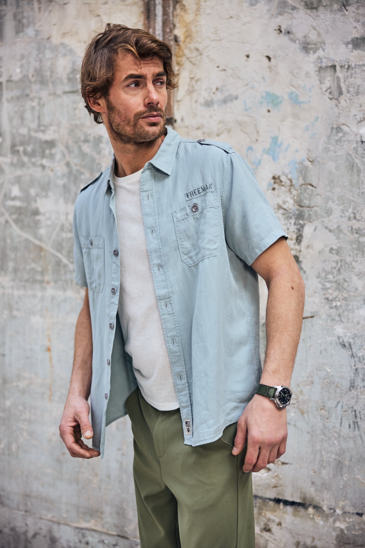 

Eng anliegendes Hemd Mann Glenn Cosy abyss | Freeman T. Porter