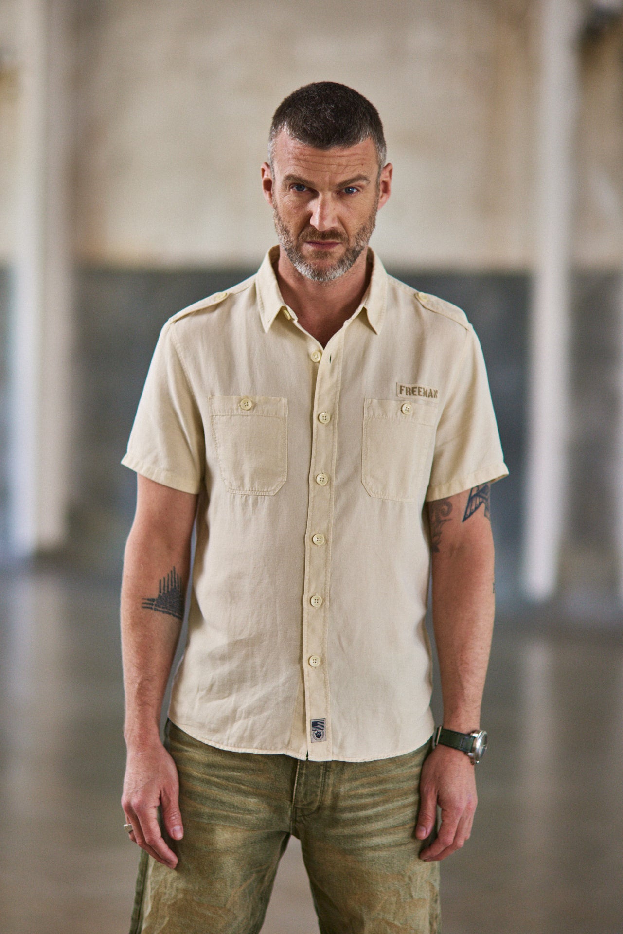 
              

Chemise ajustée Homme Glenn Cosy whitecap gray | Freeman T. Porter
            