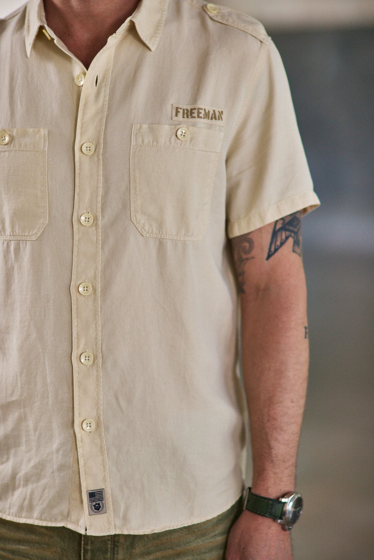 

Chemise ajustée Homme Glenn Cosy whitecap gray | Freeman T. Porter