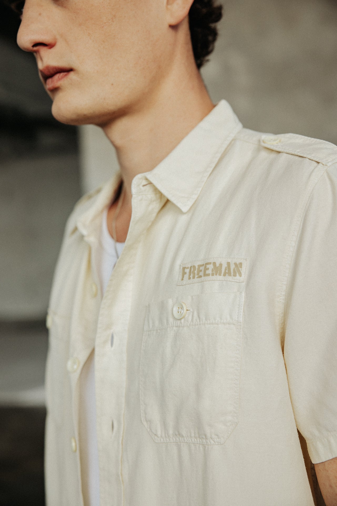 

Fitted shirt Men Glenn Cosy whitecap gray | Freeman T. Porter