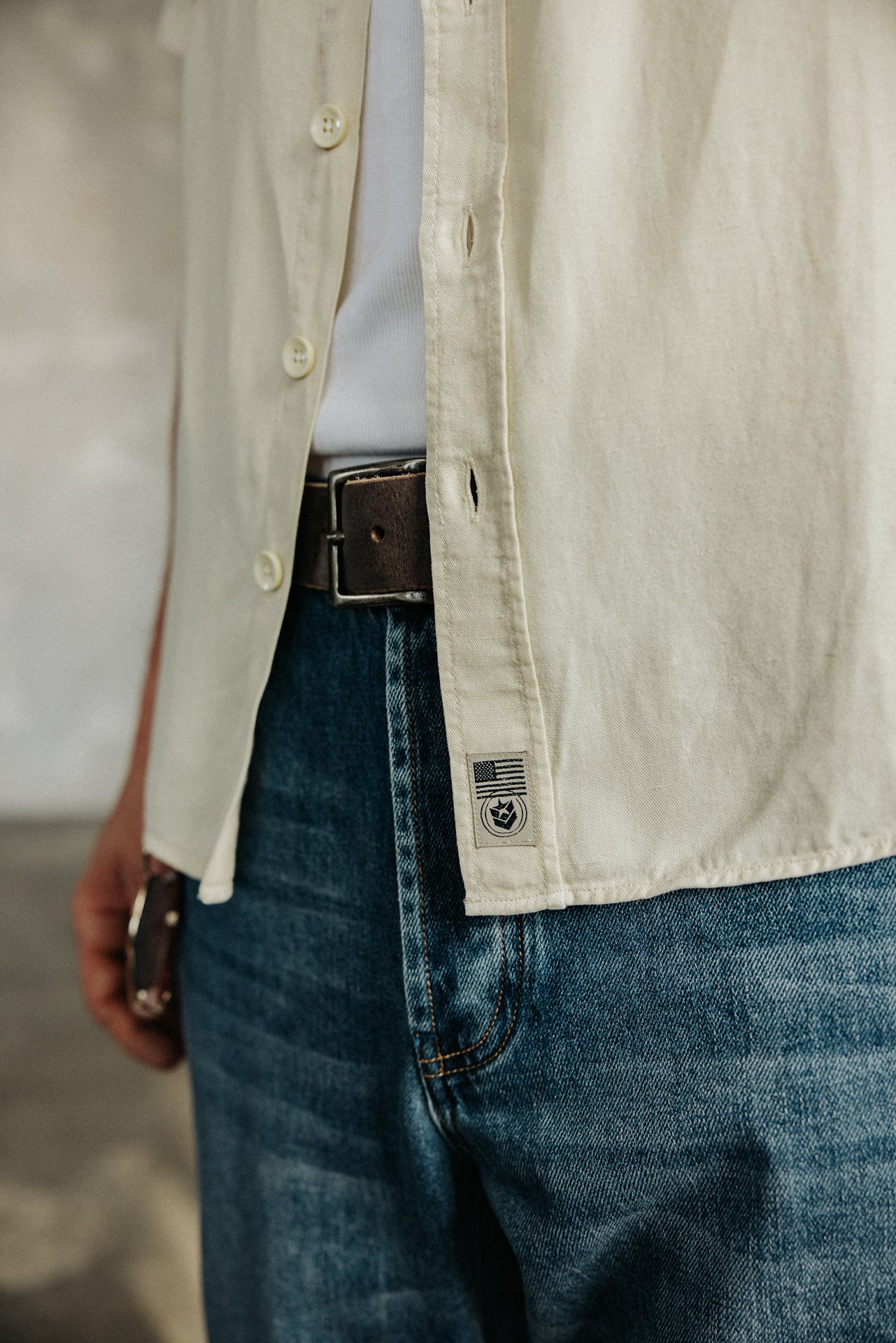 

Fitted shirt Men Glenn Cosy whitecap gray | Freeman T. Porter