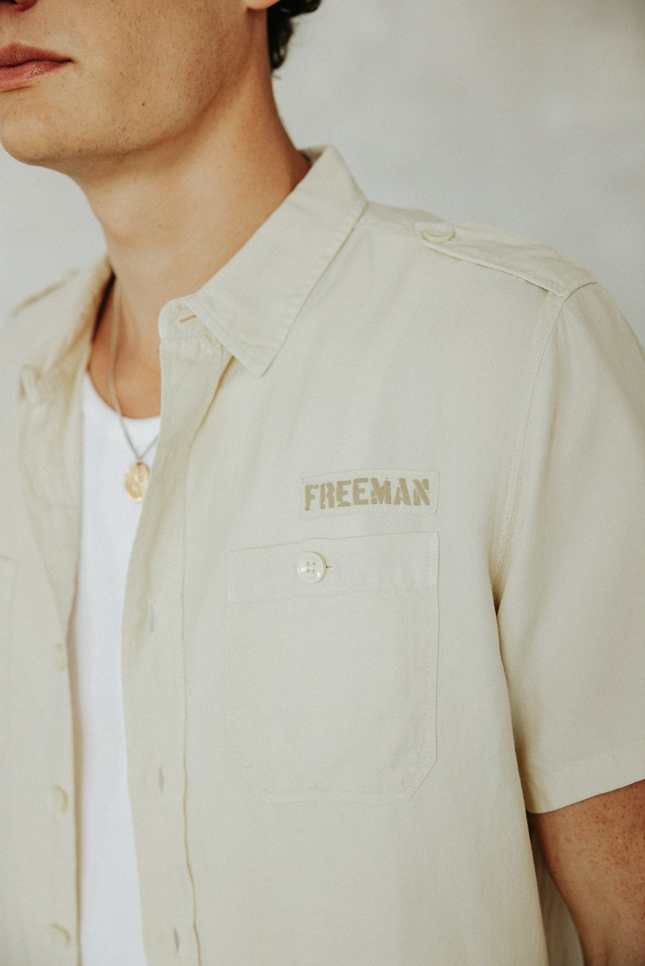 

Fitted shirt Men Glenn Cosy whitecap gray | Freeman T. Porter