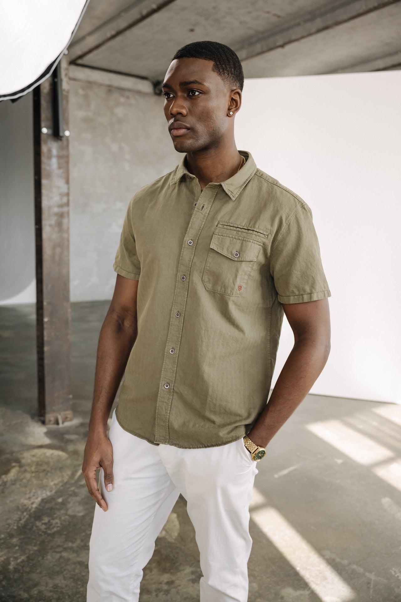   
            

Hemd mit kurzen Ärmeln Mann Joshua Washed Linen dusty olive | Freeman T. Porter
          