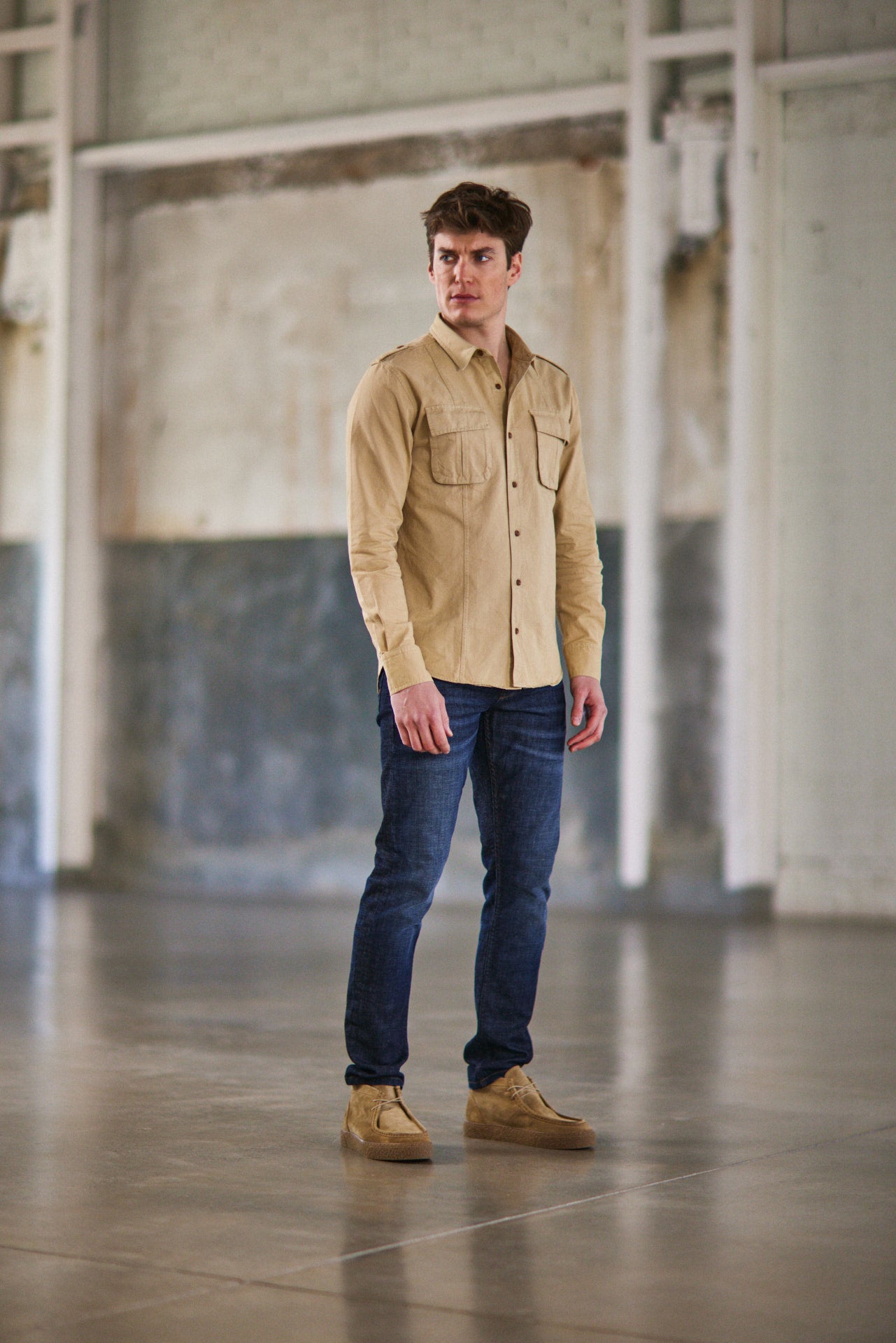 

Chemise coupe droite Unisex Sacha Colorado starfish | Freeman T. Porter
