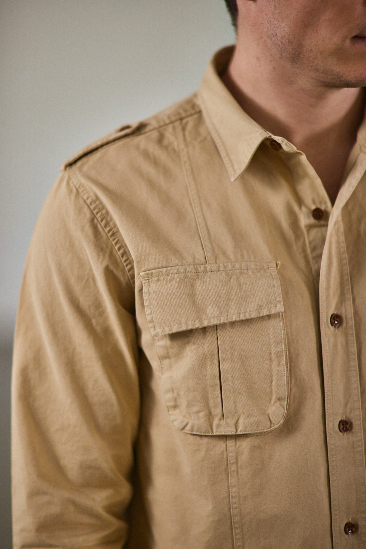 

Chemise coupe droite Unisex Sacha Colorado starfish | Freeman T. Porter