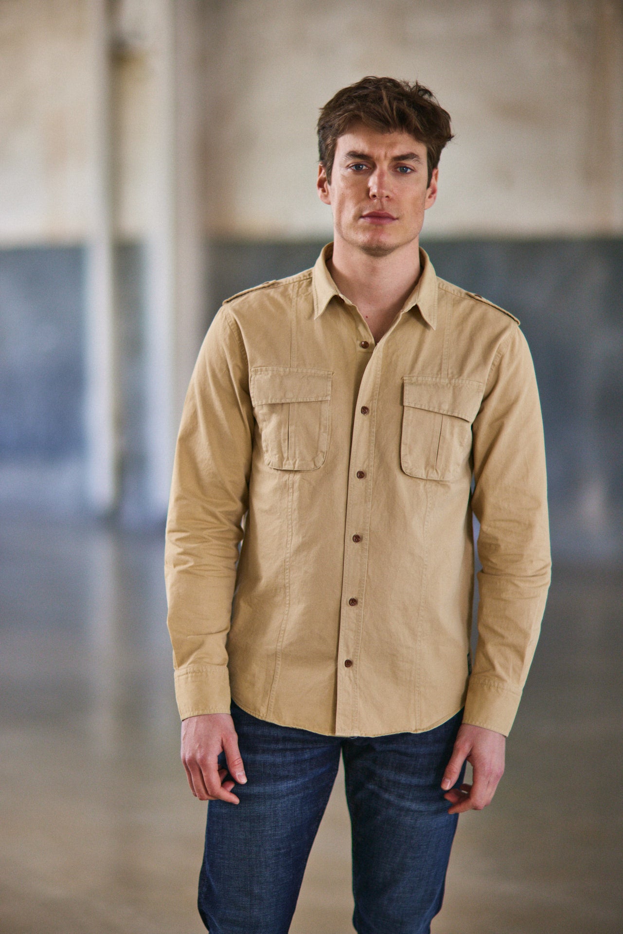 

Chemise coupe droite Unisex Sacha Colorado starfish | Freeman T. Porter