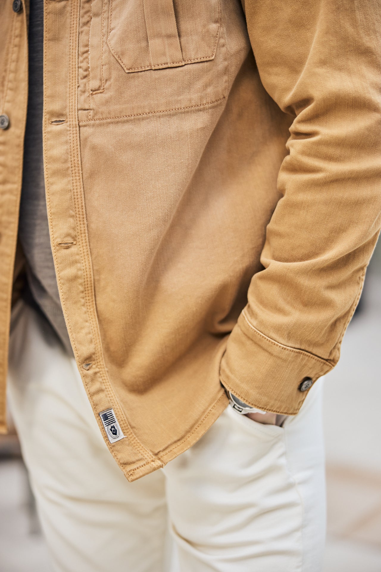 

Overshirt Men Marius Bull Color corn | Freeman T. Porter