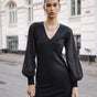 

Robe manches en voile Mujer Rosaland Plain Color black | Freeman T. Porter