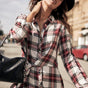 

Robe chemise Frau Relly Plaid white | Freeman T. Porter