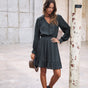 

Robe courte Mujer Rolina Plain Color old black | Freeman T. Porter