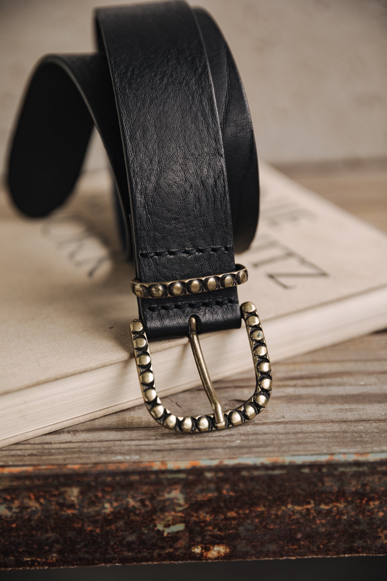 

Ceinture en cuir Femme Annie black | Freeman T. Porter