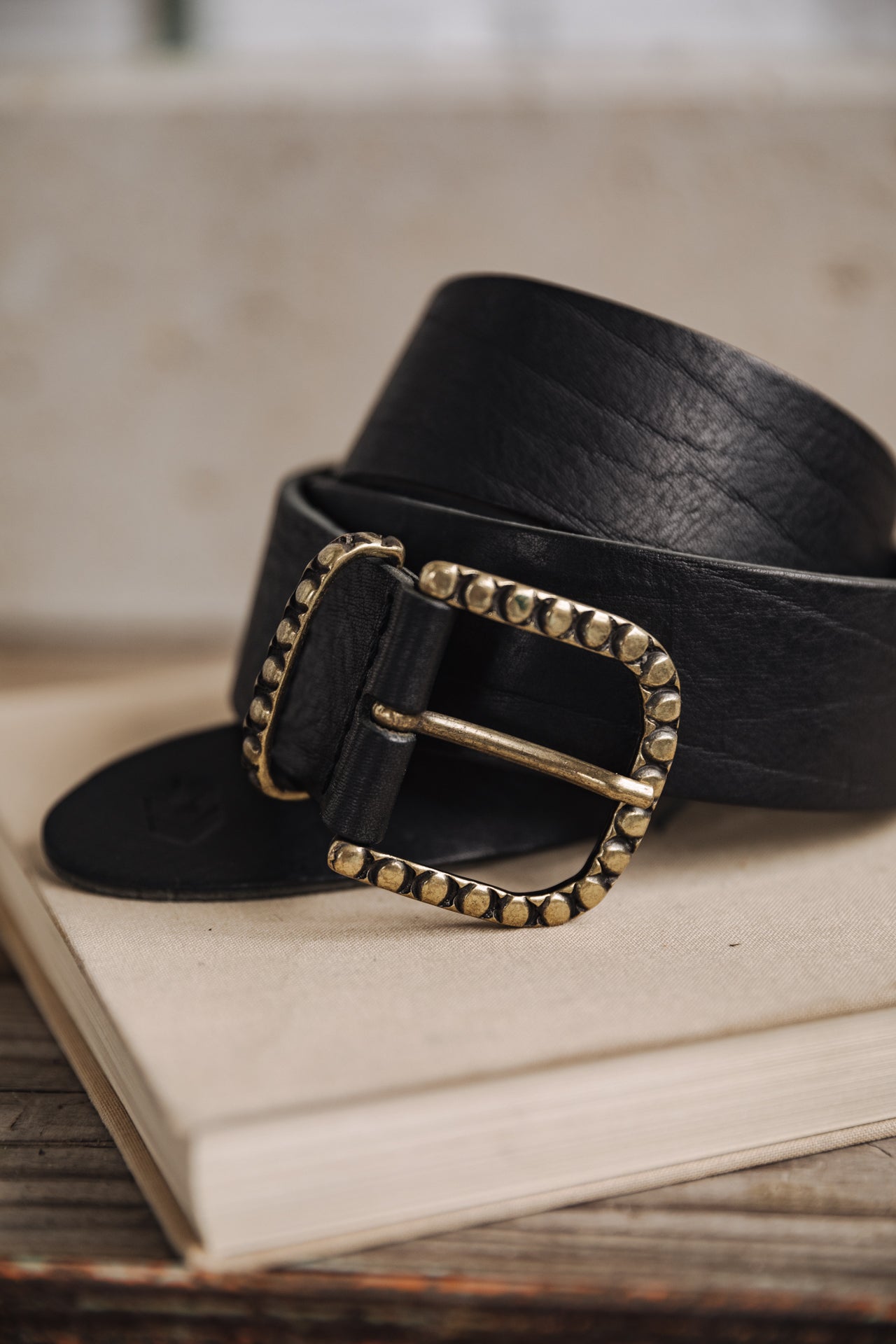 

Ceinture en cuir Femme Annie black | Freeman T. Porter