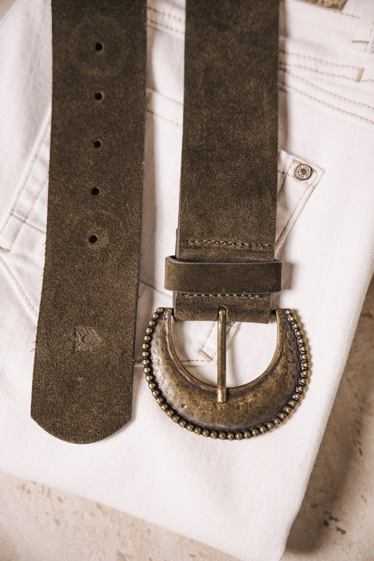 
              

Leather belt Woman Jalma khaki | Freeman T. Porter
            