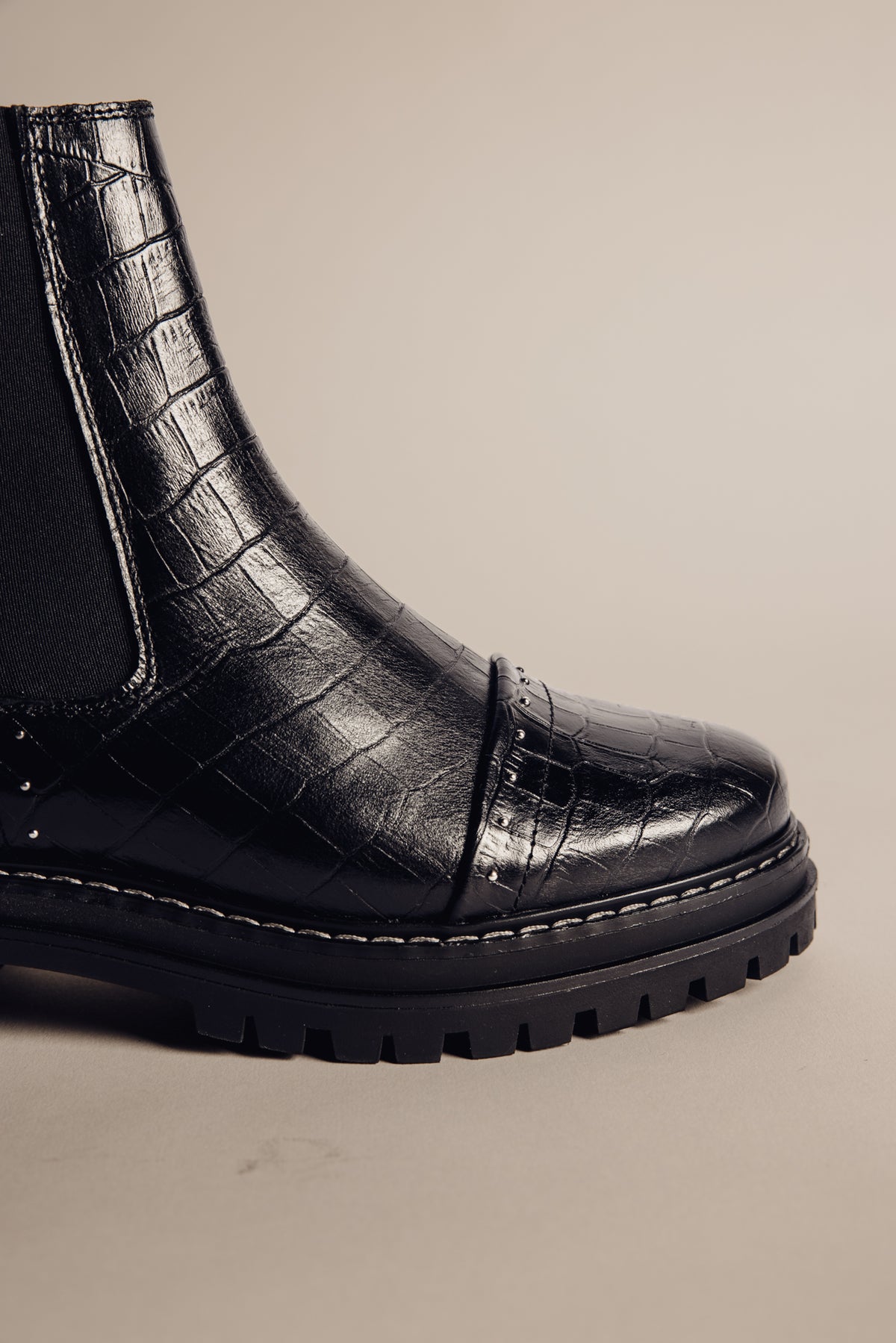 

Boots effet croco et clous Femme Verena Croco black | Freeman T. Porter