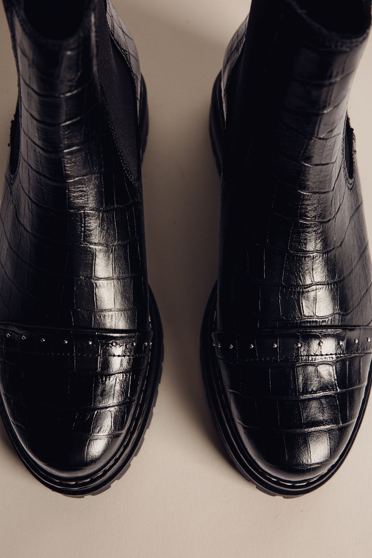 

Boots effet croco et clous Femme Verena Croco black | Freeman T. Porter