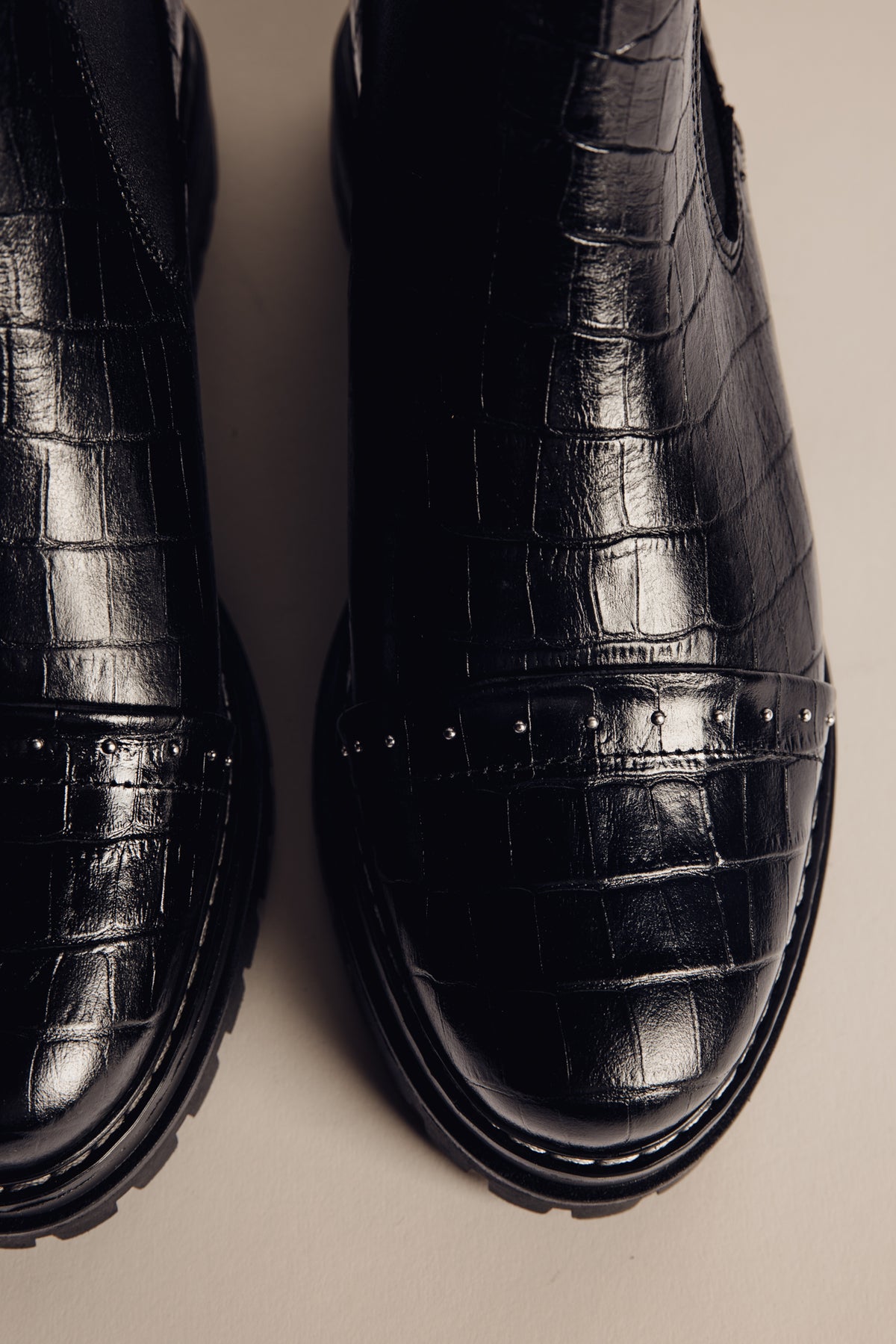 

Boots effet croco et clous Femme Verena Croco black | Freeman T. Porter