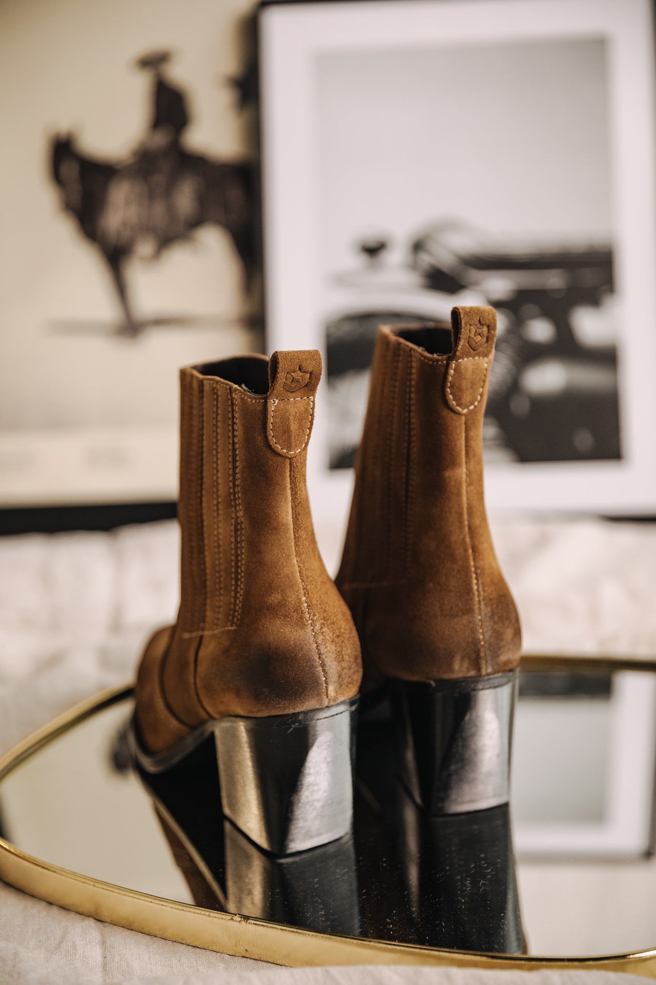 

Boots Femme Teresa Suede tobacco brown | Freeman T. Porter