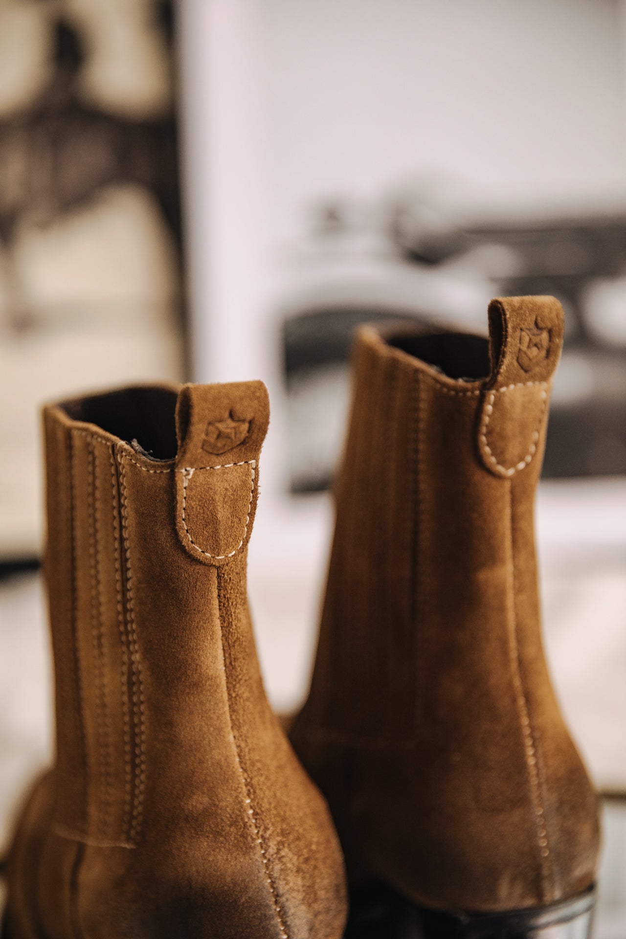 

Boots Femme Teresa Suede tobacco brown | Freeman T. Porter