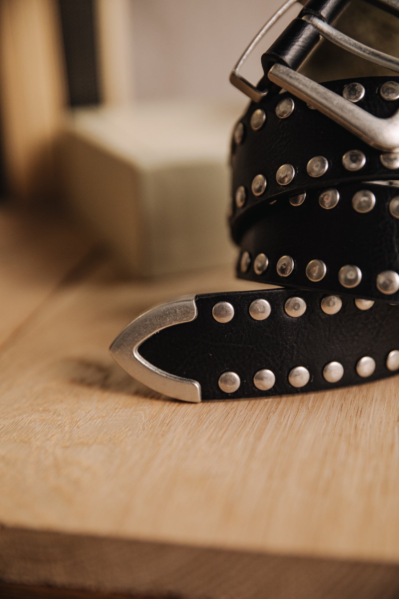 

Leather belt Woman Abi black | Freeman T. Porter