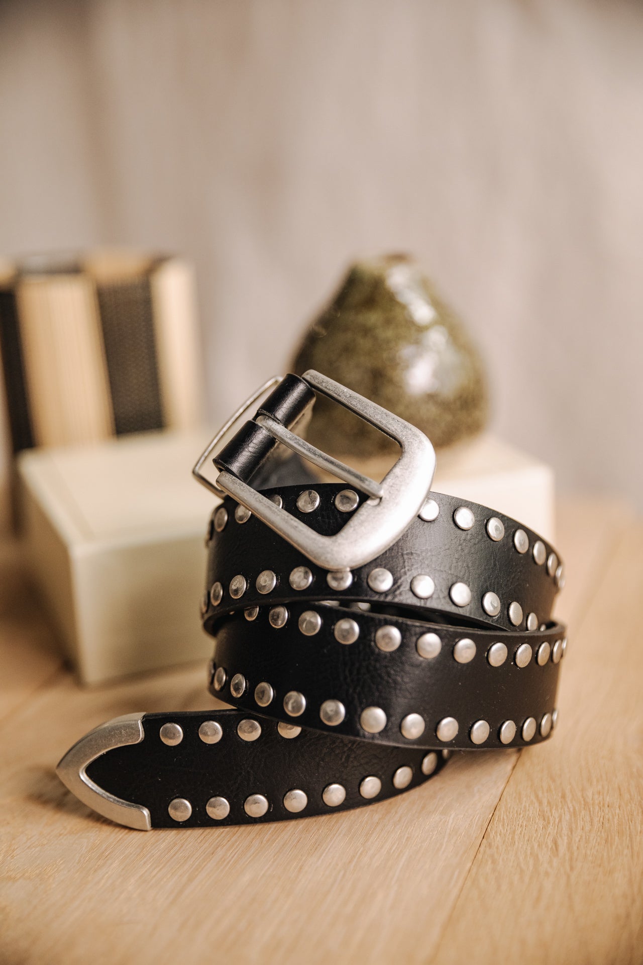 

Leather belt Woman Abi black | Freeman T. Porter