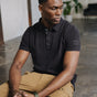 

Embroidered polo shirt Men Tadley Cotone black | Freeman T. Porter