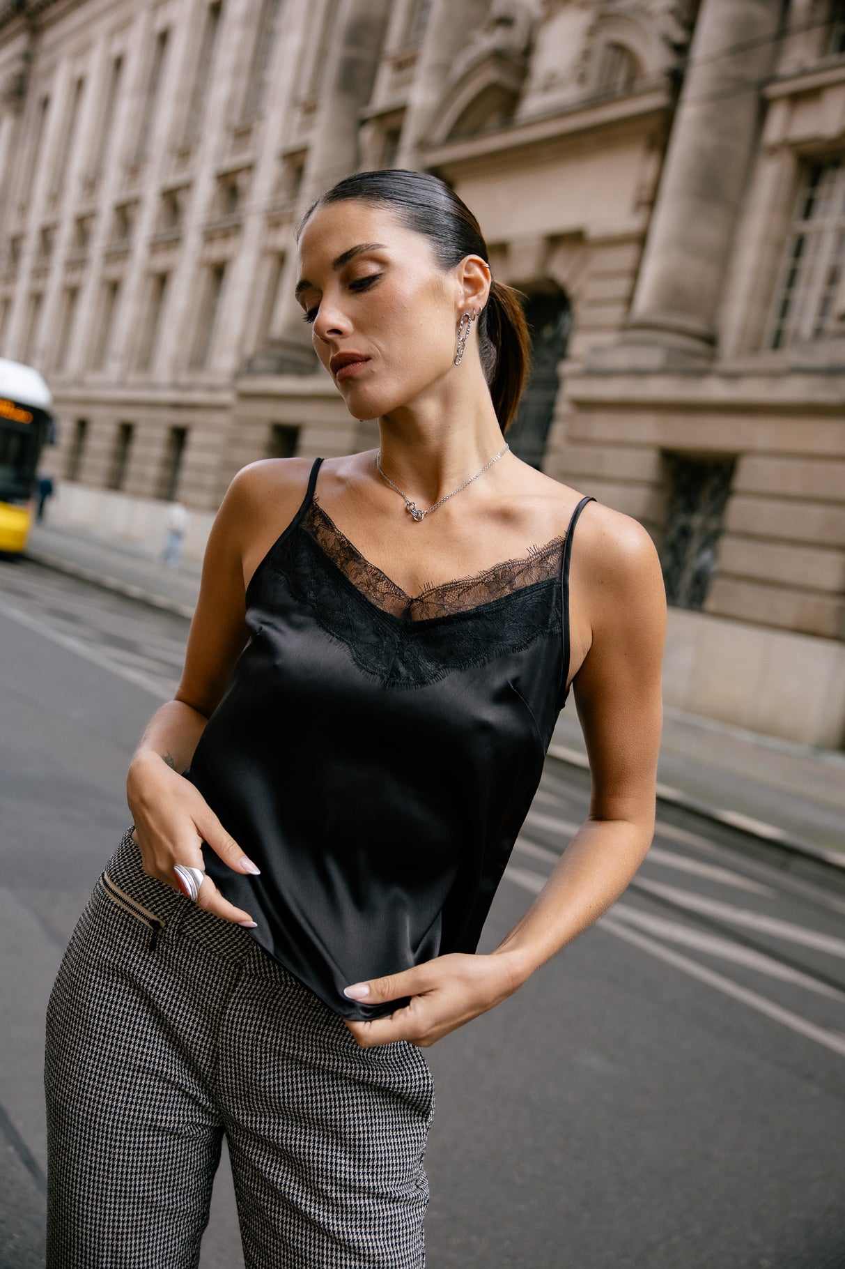 

Picardías Mujer Thylia Lace Fabric Mix black | Freeman T. Porter