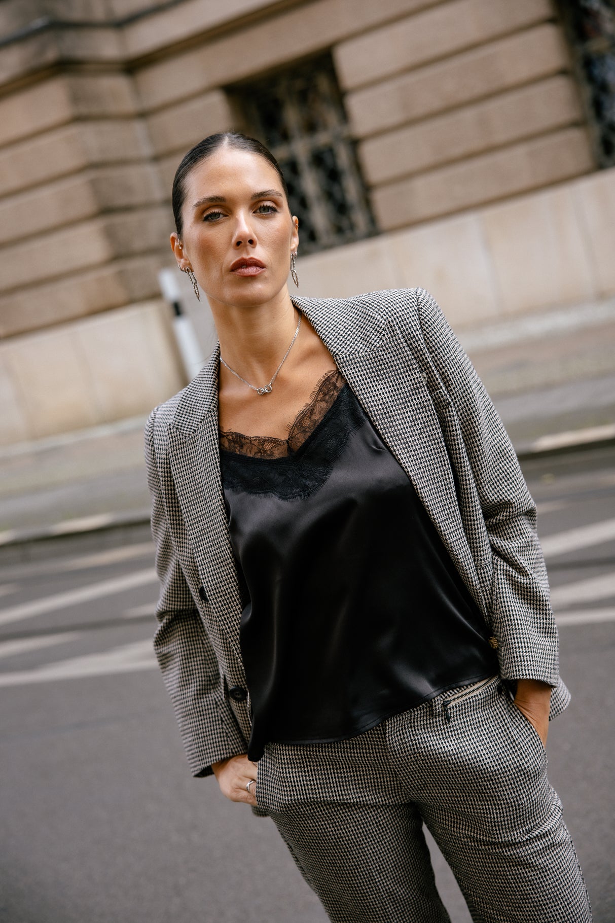 

Picardías Mujer Thylia Lace Fabric Mix black | Freeman T. Porter