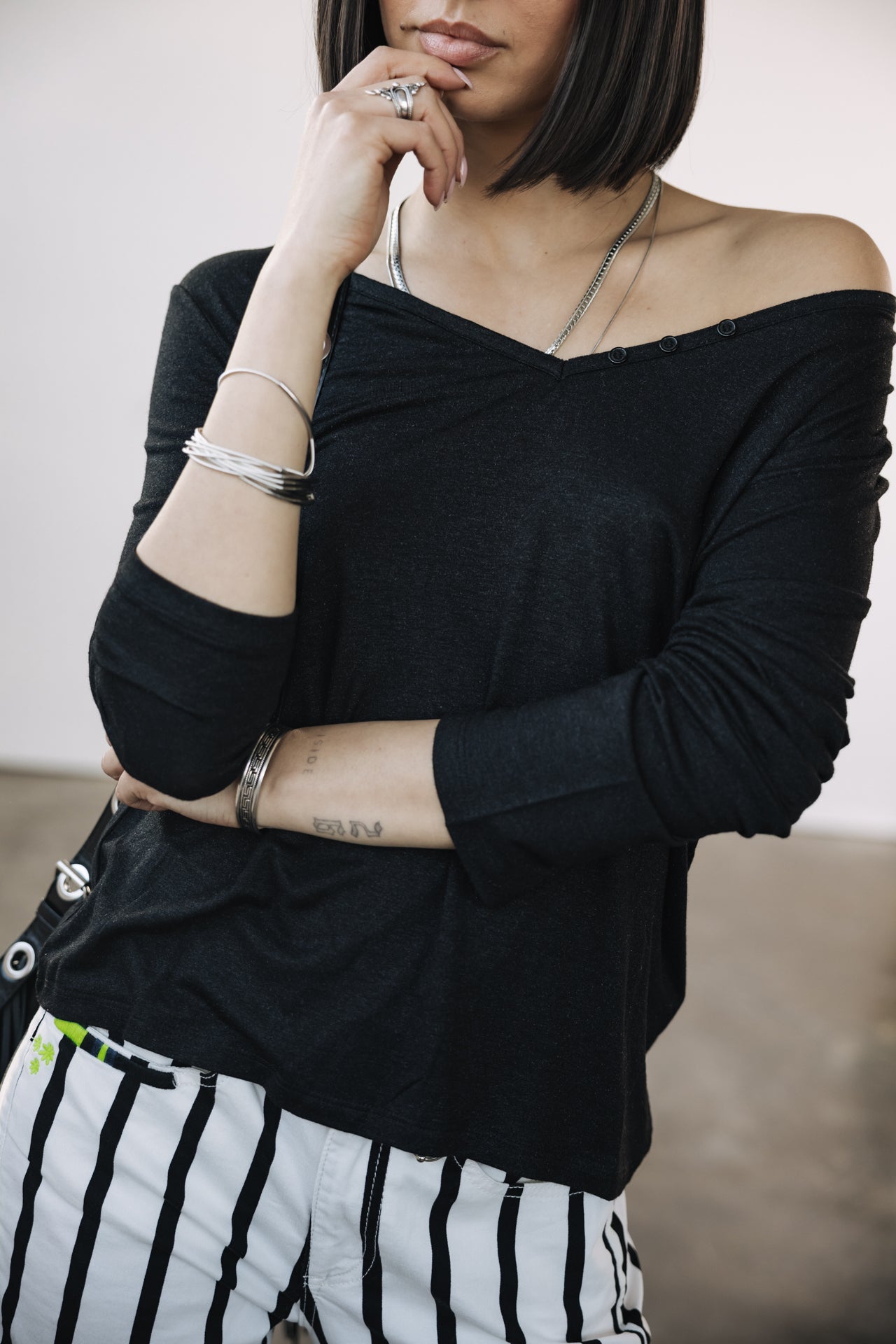   
            

T-shirt logo en strass Femme Torina Icon black | Freeman T. Porter
          