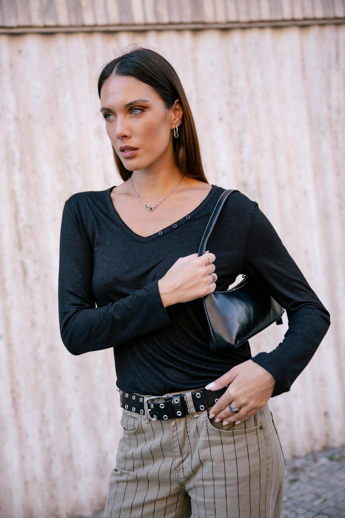 

T-shirt logo en strass Femme Torina Icon black | Freeman T. Porter