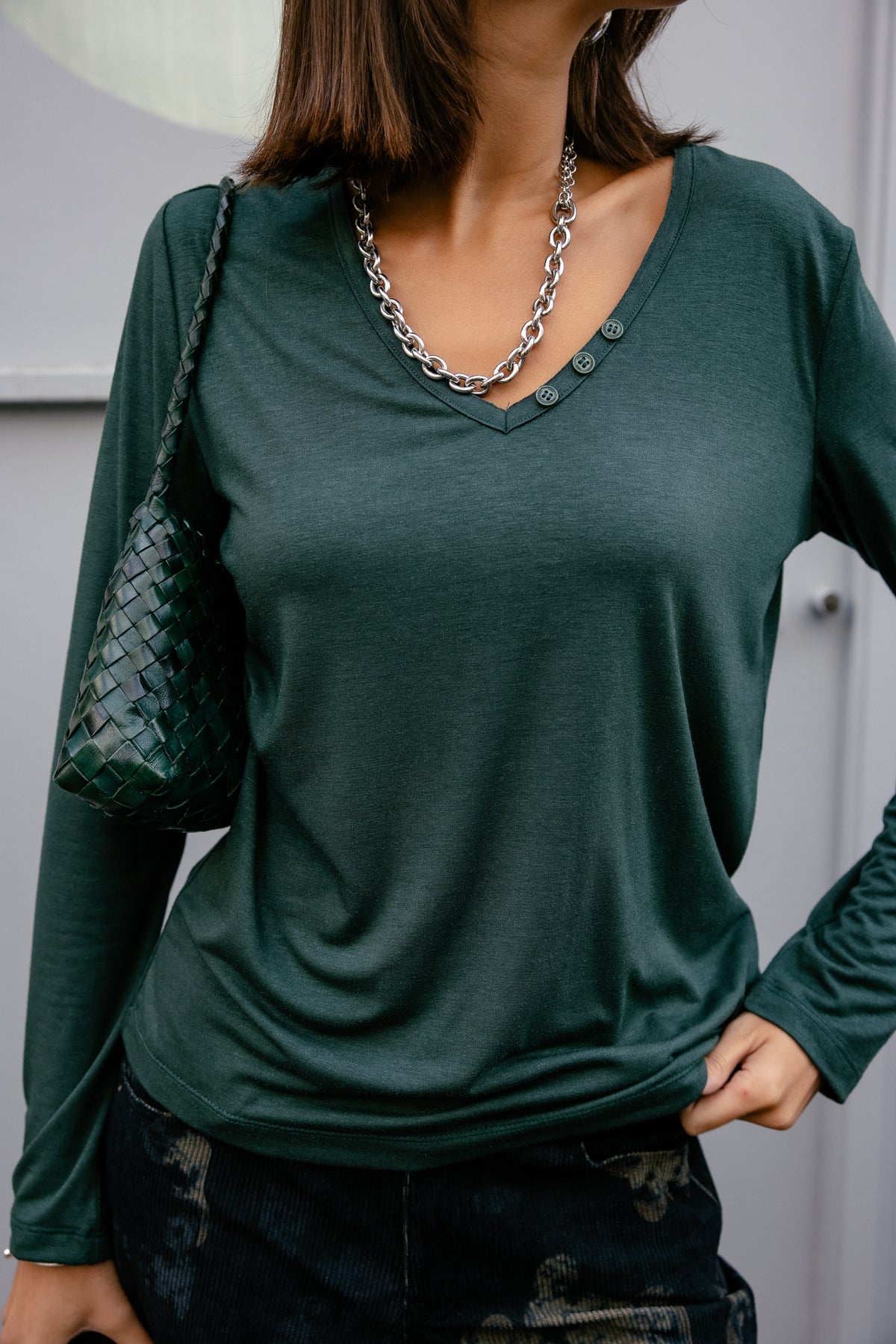 

T-shirt logo dos en strass Femme Torina Icon pineneedle | Freeman T. Porter