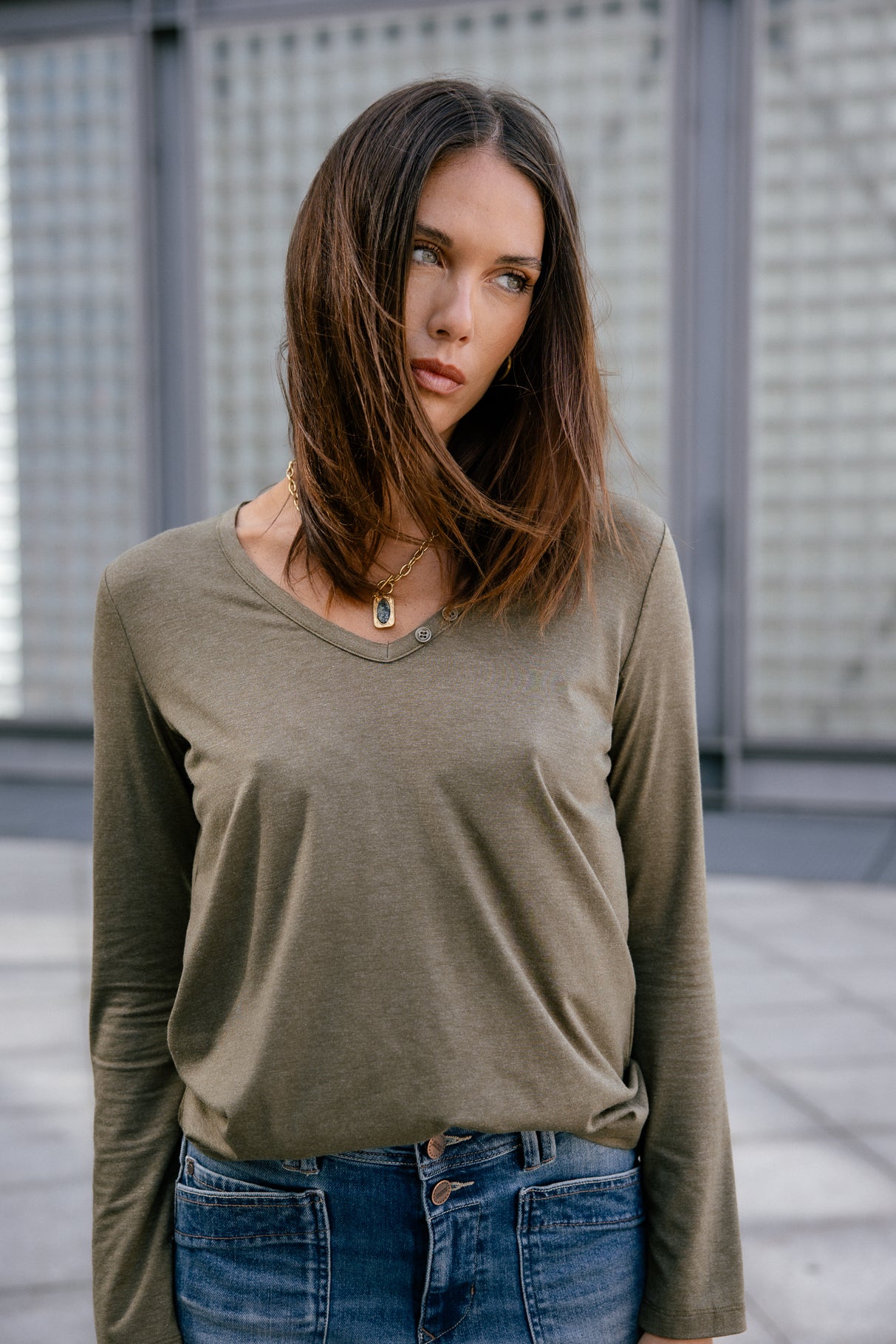 
              

T-shirt logo en strass Femme Torina Icon ivy green | Freeman T. Porter
            