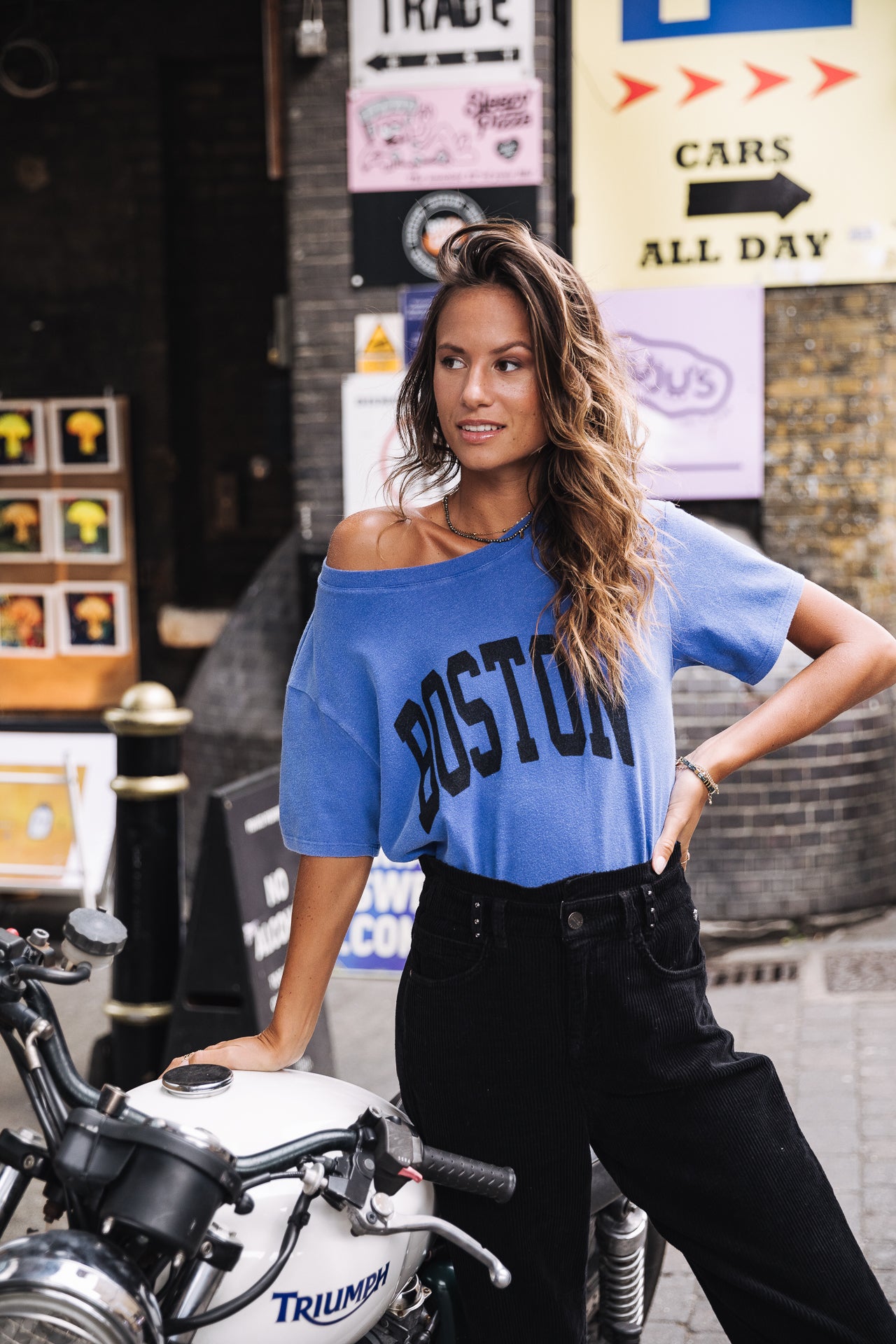 

T-Shirt manches courtes Woman Suria Print Boston surf the web | Freeman T. Porter