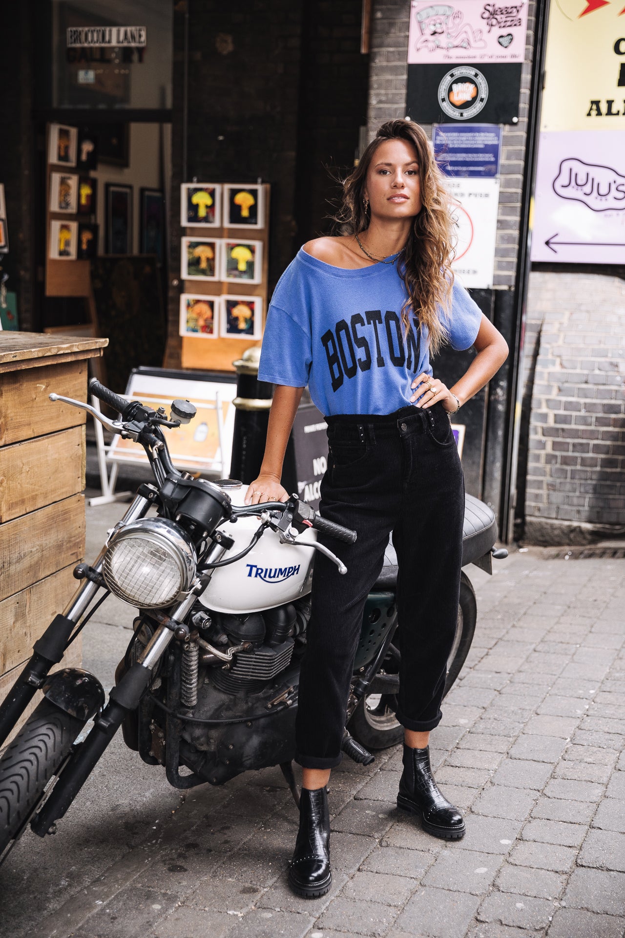 

T-Shirt manches courtes Woman Suria Print Boston surf the web | Freeman T. Porter