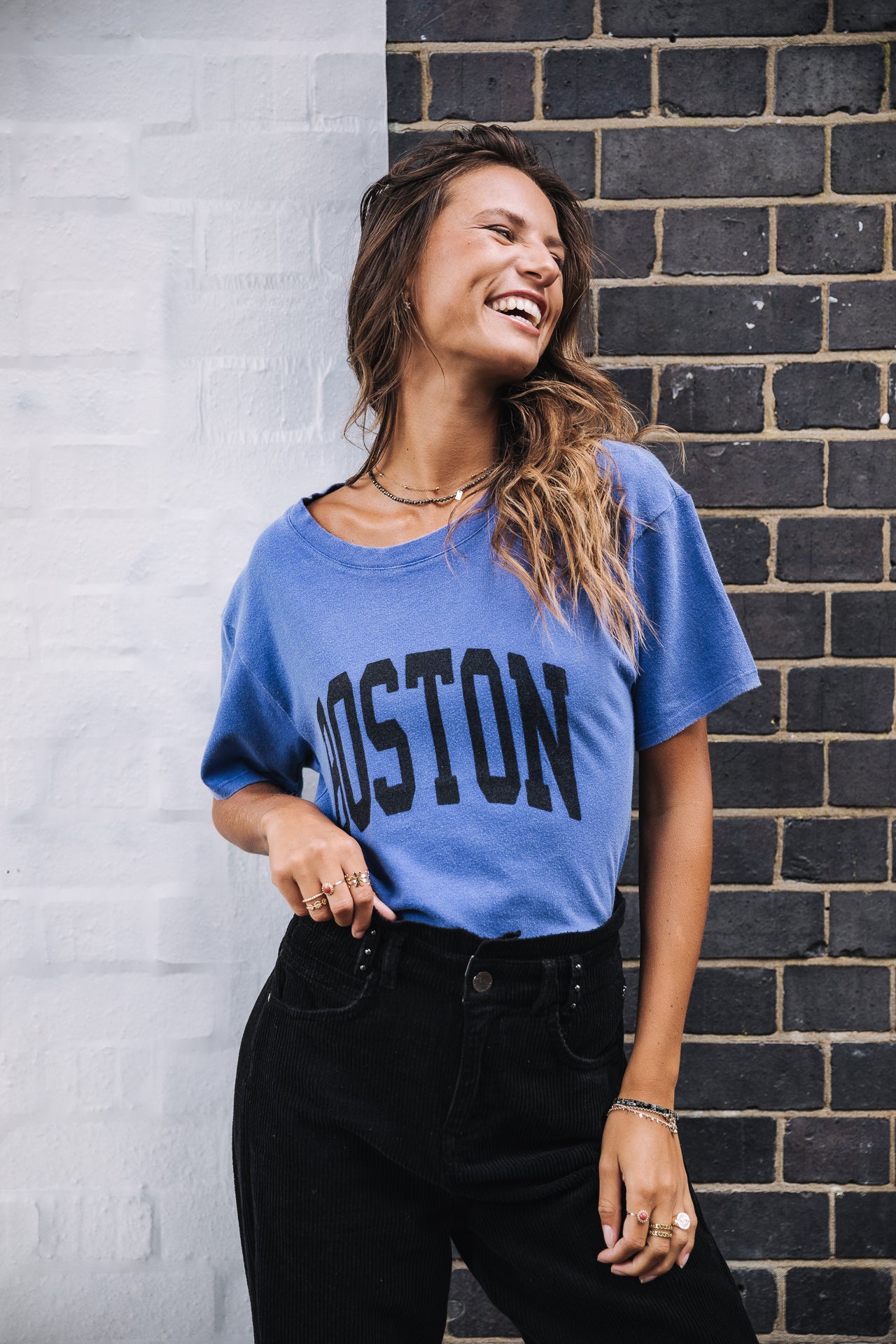 

T-Shirt manches courtes Woman Suria Print Boston surf the web | Freeman T. Porter