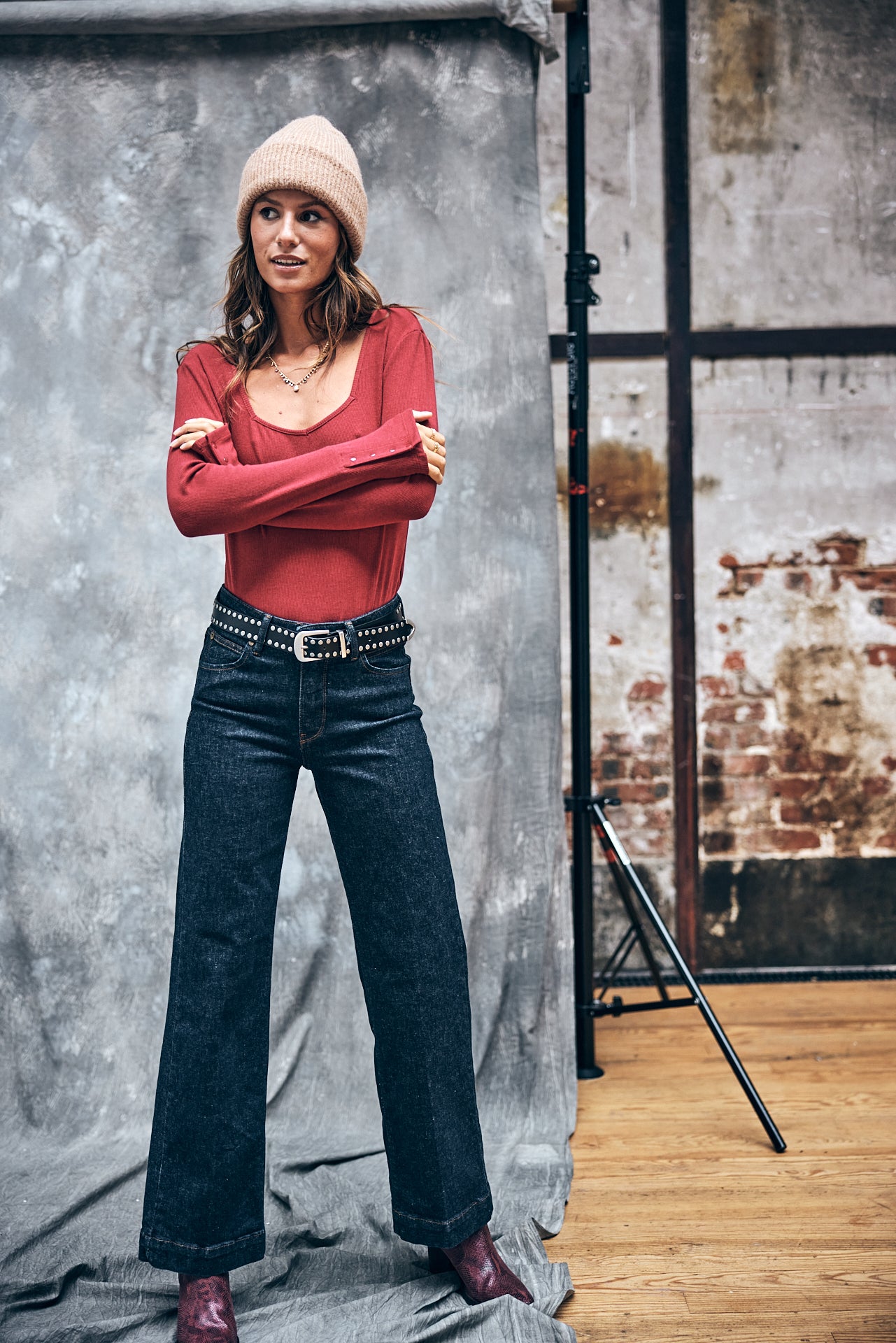 

T-Shirt manches 3/4 Femme Tolma rhubarb | Freeman T. Porter
