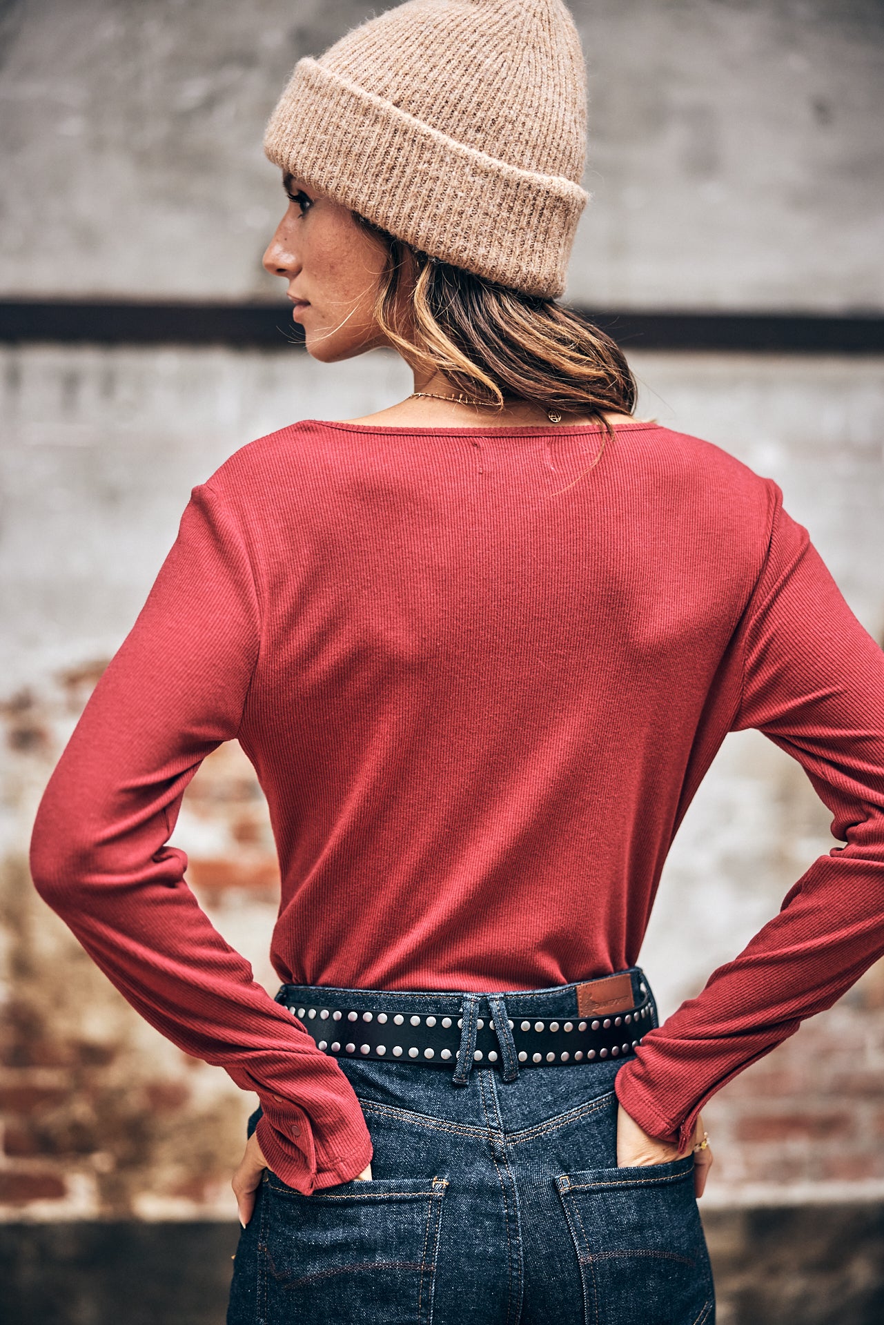

T-Shirt manches 3/4 Femme Tolma rhubarb | Freeman T. Porter