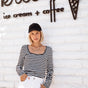 

T-Shirt manches 3/4 Woman Tolma Stripes white | Freeman T. Porter