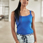 

T-shirt sans manche Woman Dansy Rib princess blue | Freeman T. Porter