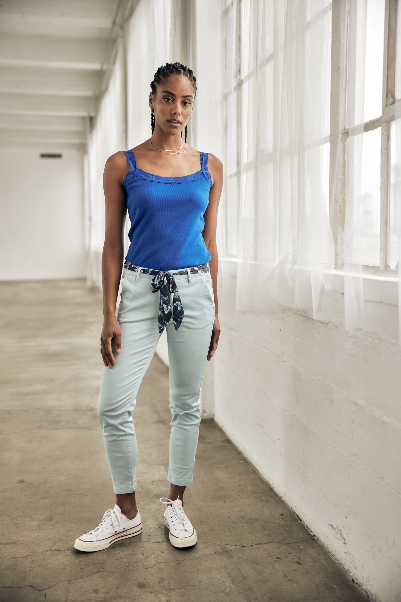 

T-shirt sans manche Woman Dansy Rib princess blue | Freeman T. Porter