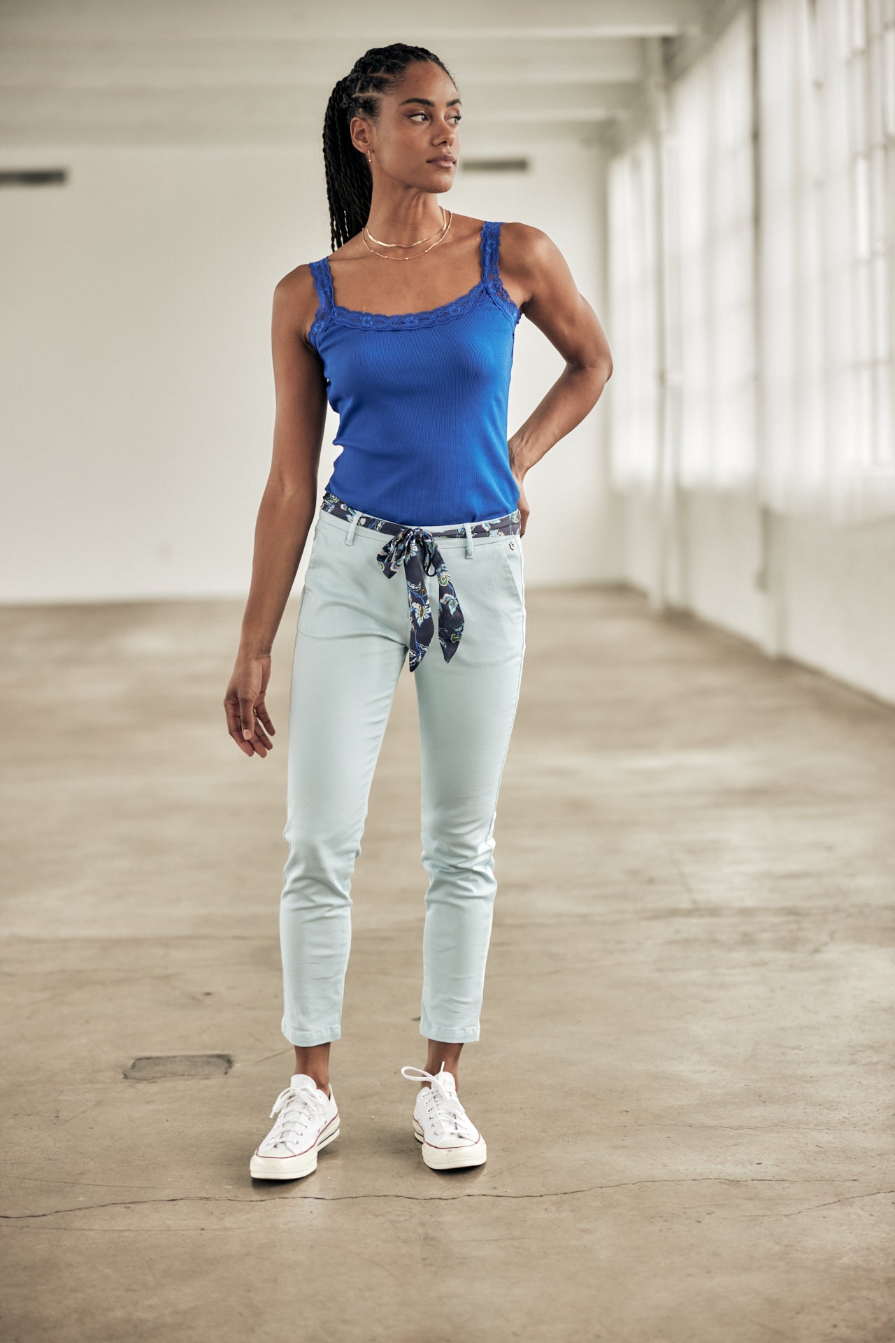 

T-shirt sans manche Woman Dansy Rib princess blue | Freeman T. Porter