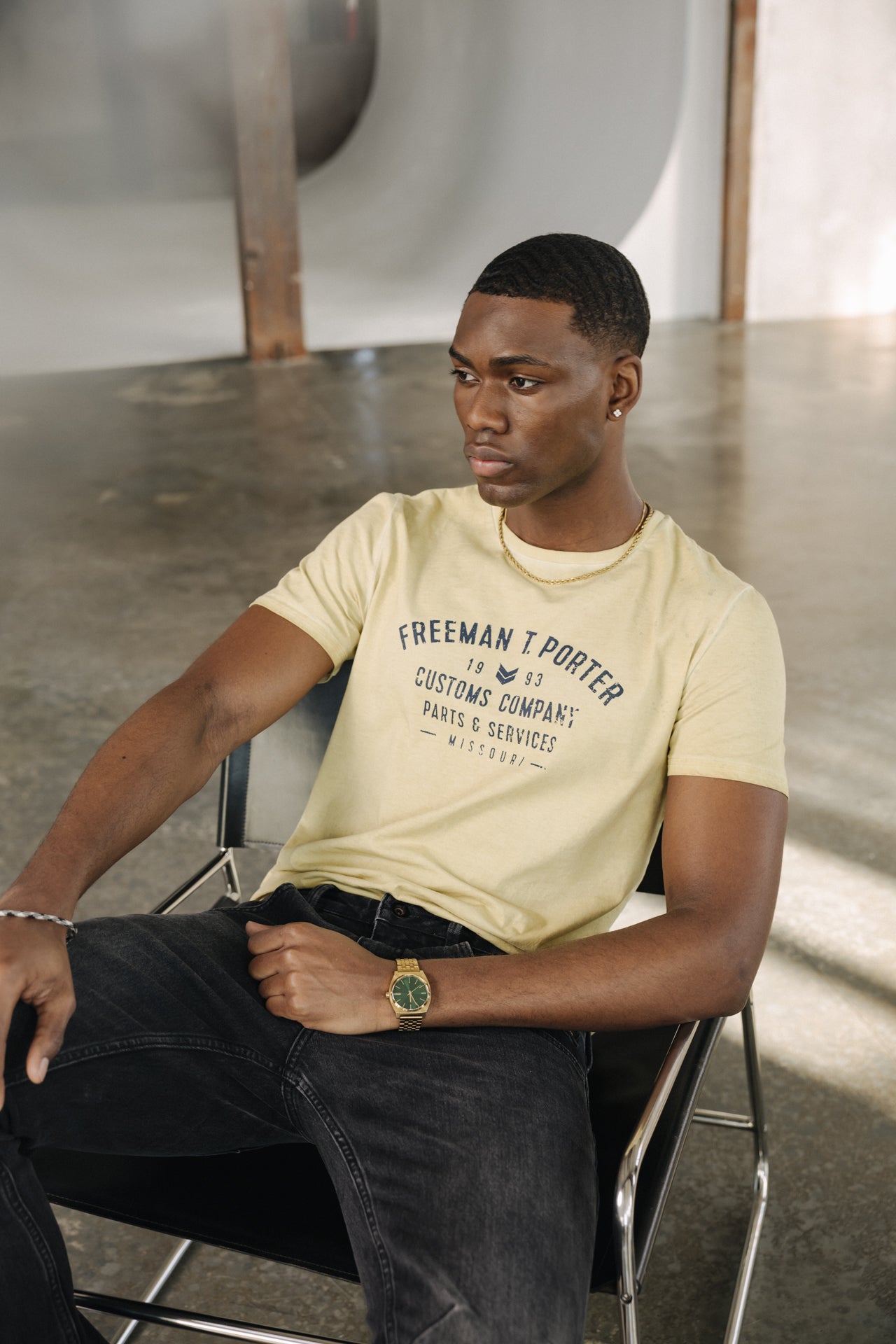   
            

T-shirt Men Ivander Oil Dye corn | Freeman T. Porter
          
