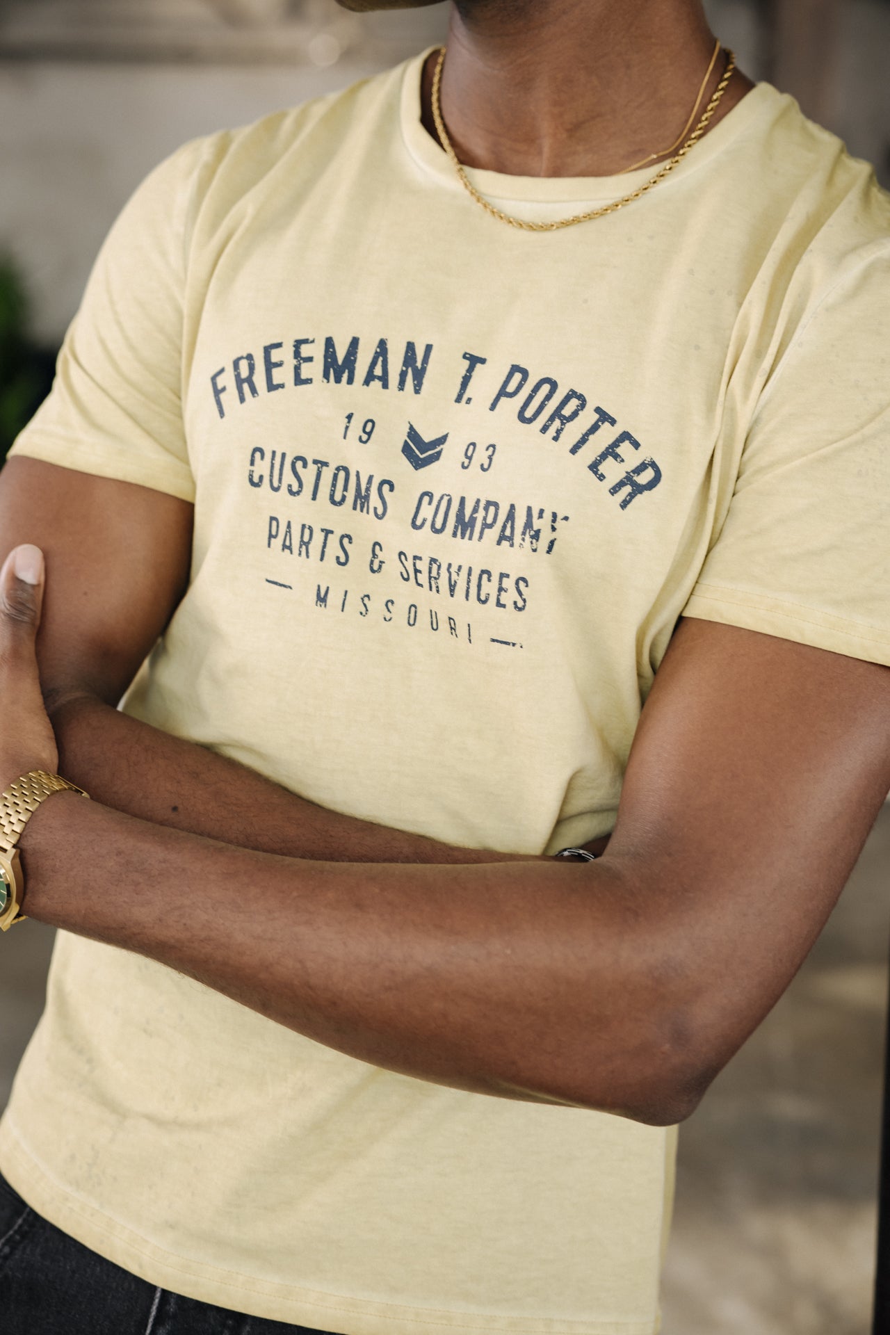 
              

T-shirt Men Ivander Oil Dye corn | Freeman T. Porter
            